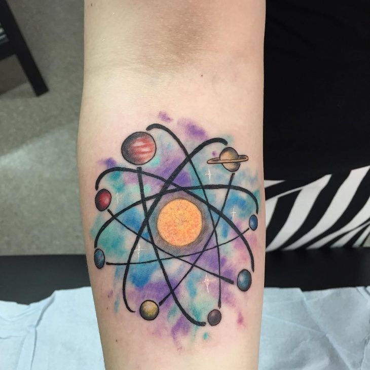 Atom Tattoo 128