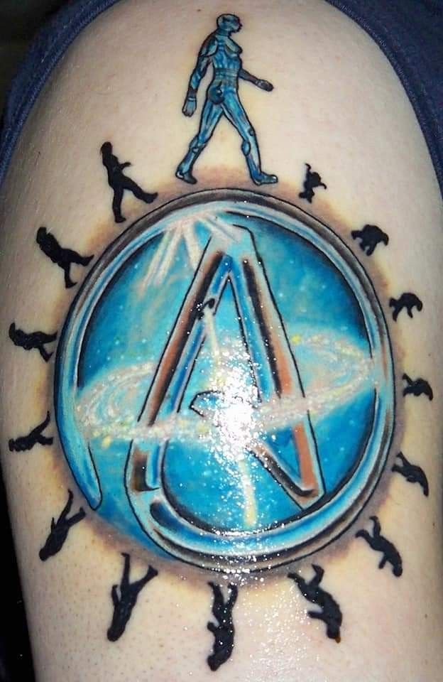Atom Tattoo 164