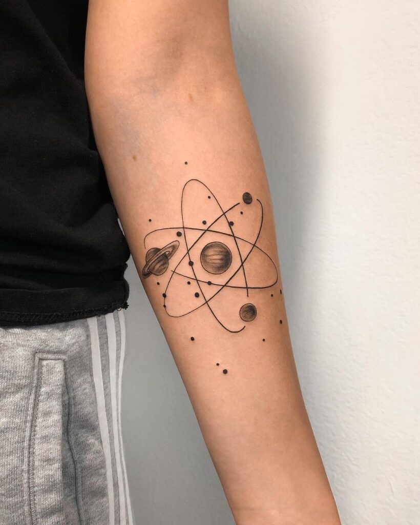 Atom Tattoo 168
