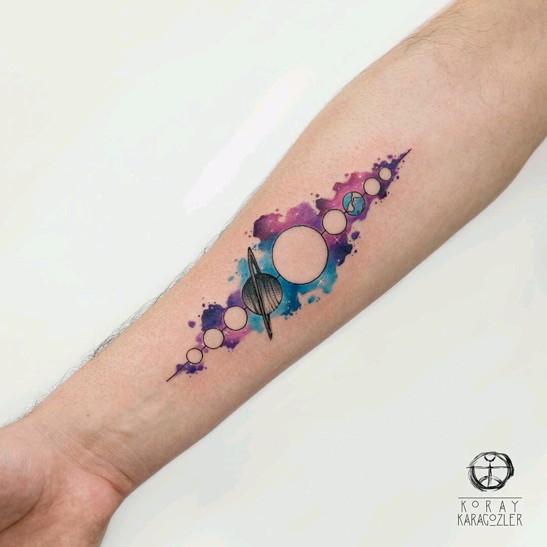 220+ Amazing Galaxy Tattoo Designs with Meanings For Men and Women ...