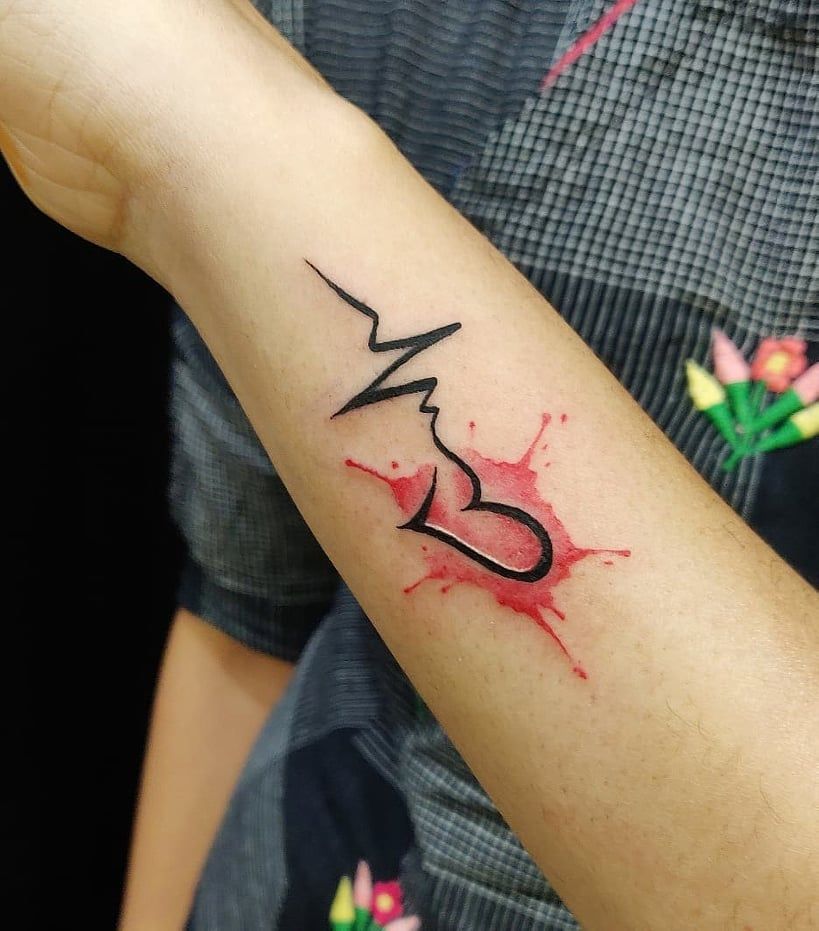 HeartBeat Tattoo 111