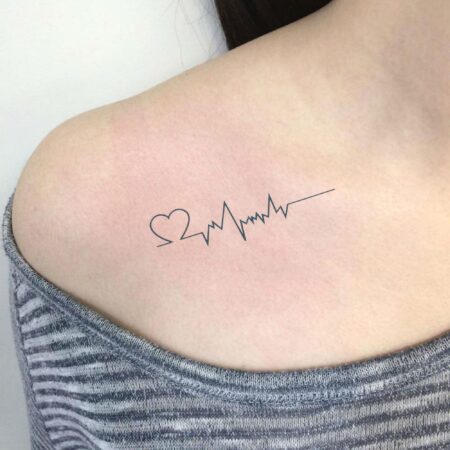 180+ Best Heartbeat Tattoo Designs For Couples (2022) - TattoosBoyGirl