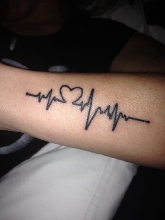 180+ Best Heartbeat Tattoo Designs For Couples (2022) - TattoosBoyGirl