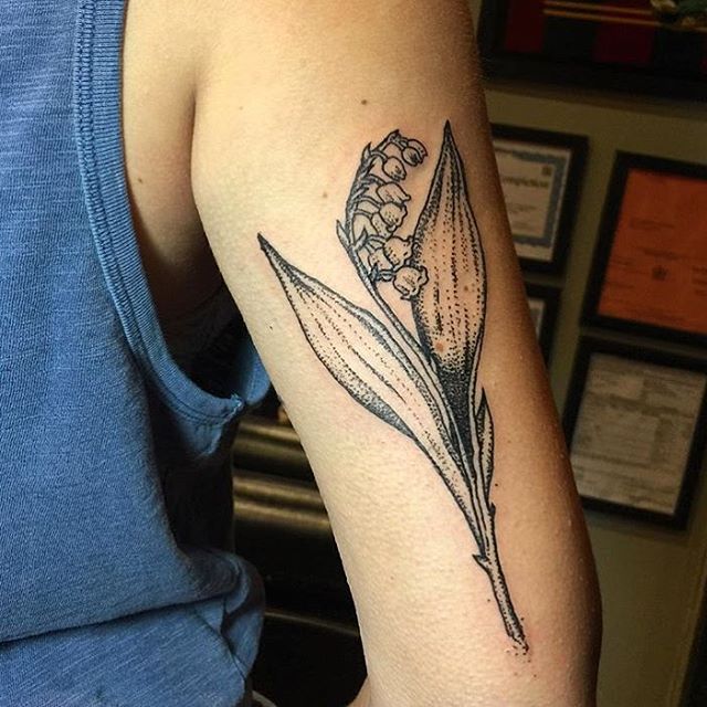 Lily of the Valley Tattoo Easy.