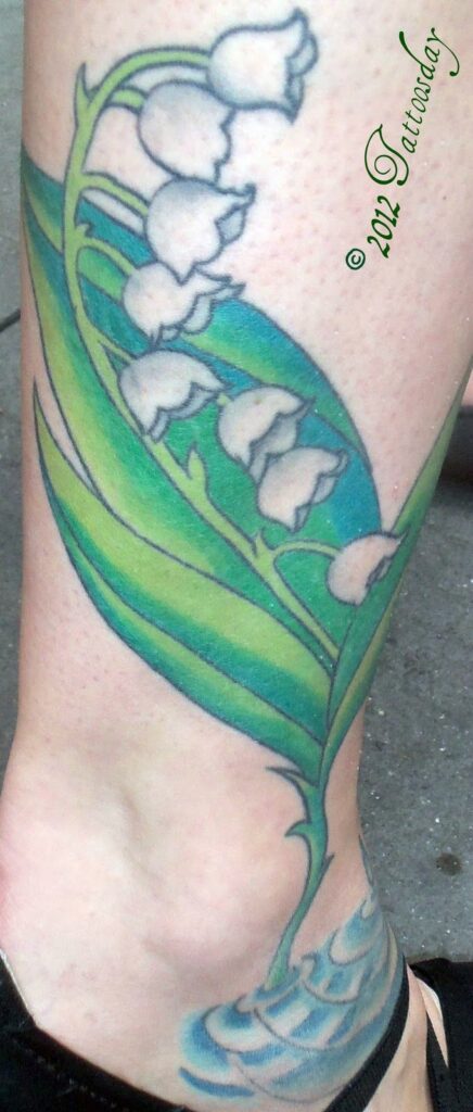 Lily Of The Valley Tattoo 15
