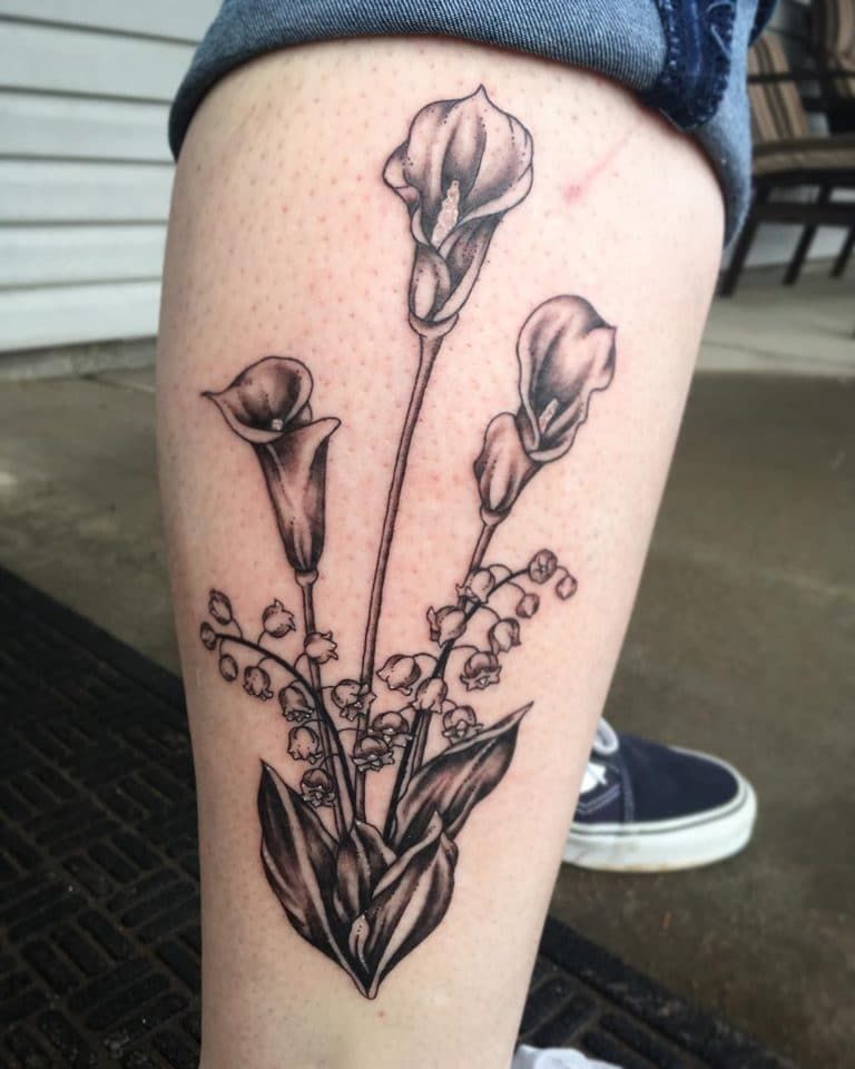 Lily Of The Valley Tattoo 23