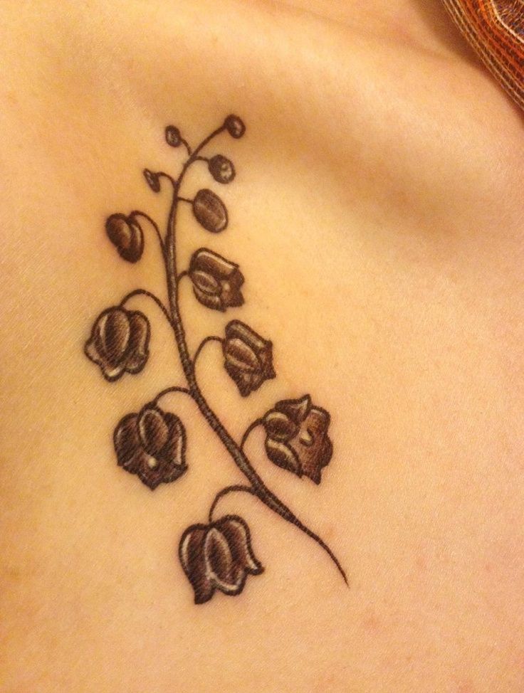Lily Of The Valley Tattoo 25
