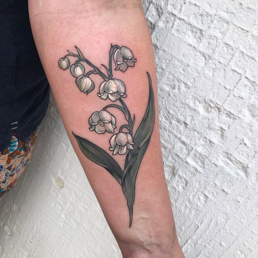 Lily Of The Valley Tattoo 4