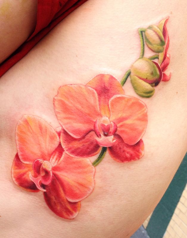 Orchid Tattoo 108