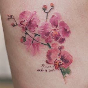 Orchid Tattoo 126