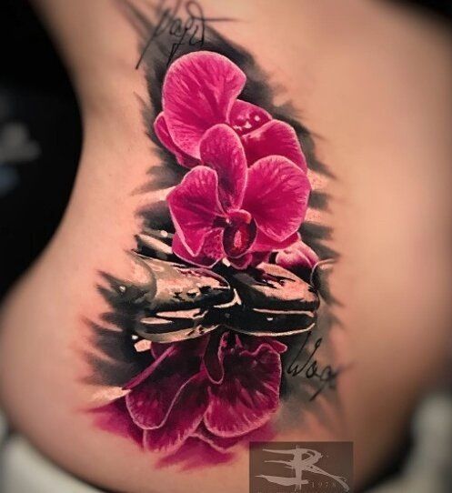 Orchid Tattoo 155