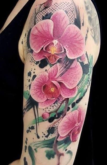 Orchid Tattoo 16