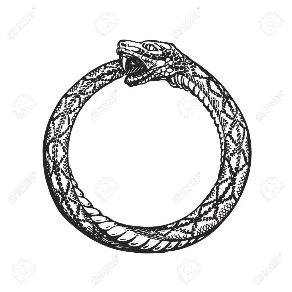 Tatuaje de Ouroboros 137