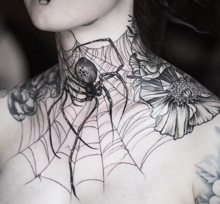220+ Best Spider Tattoos Designs With Meanings (2022) - TattoosBoyGirl