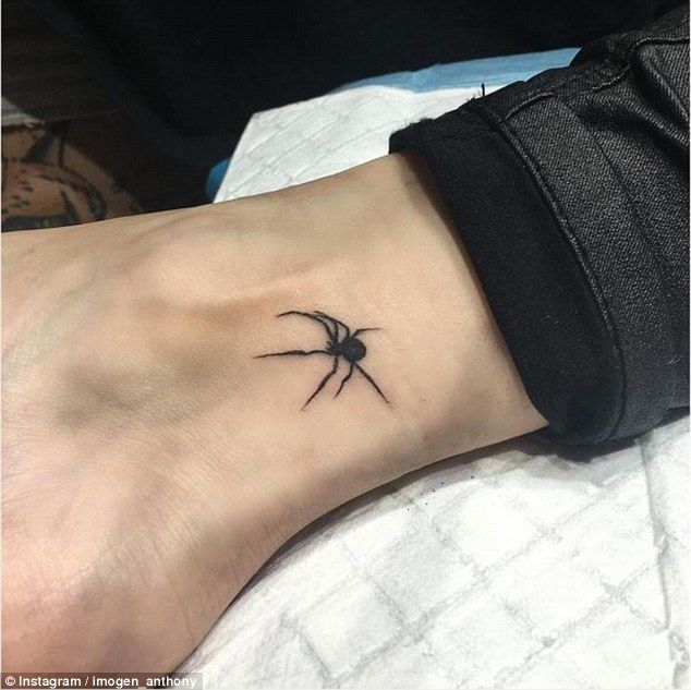 simple spider tattoos