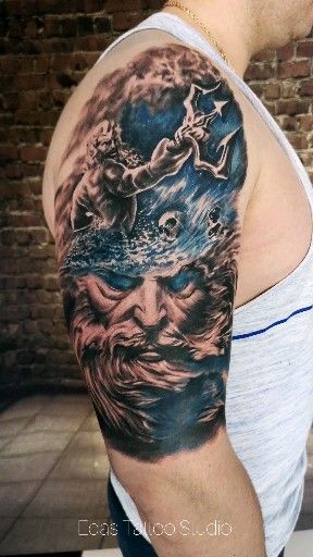Poseidon Tattoo 105