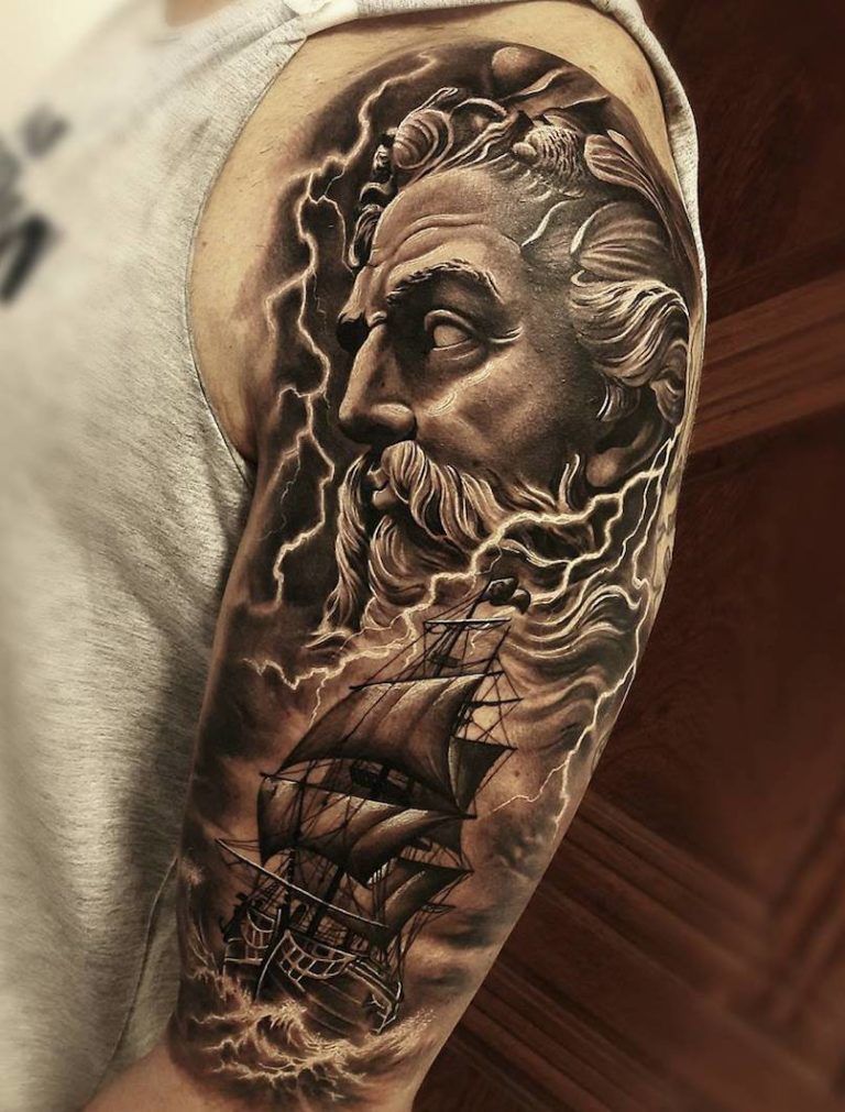 Poseidon Tattoo 106