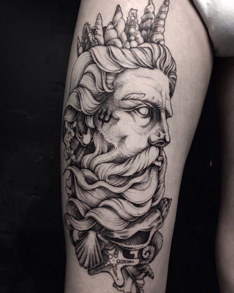 Poseidon Tattoo 107