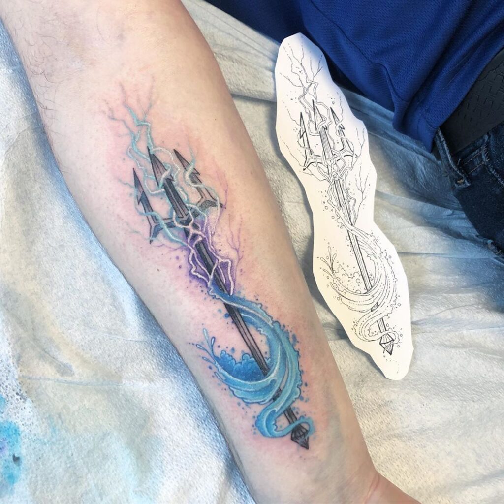 Poseidon Tattoo 110