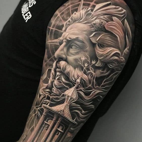 Poseidon Tattoo 113
