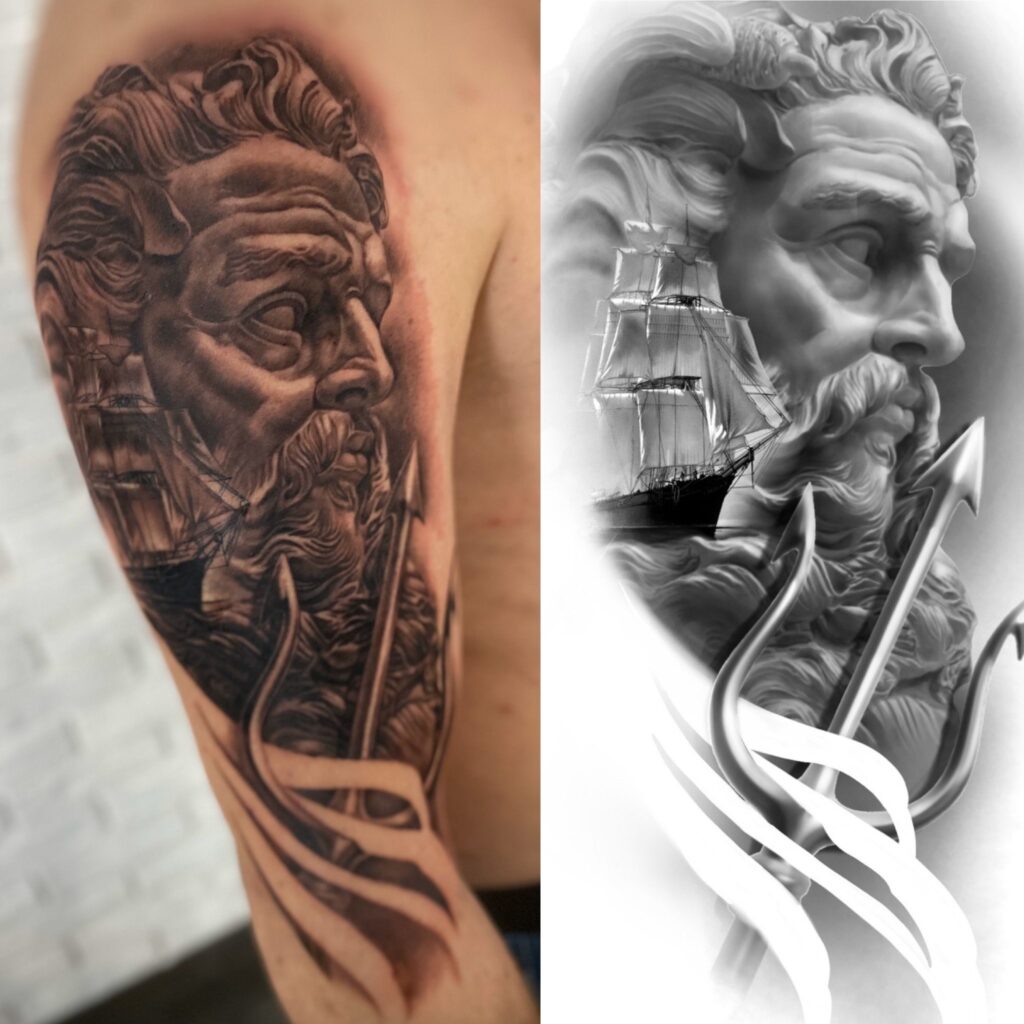 Poseidon Tattoo 114