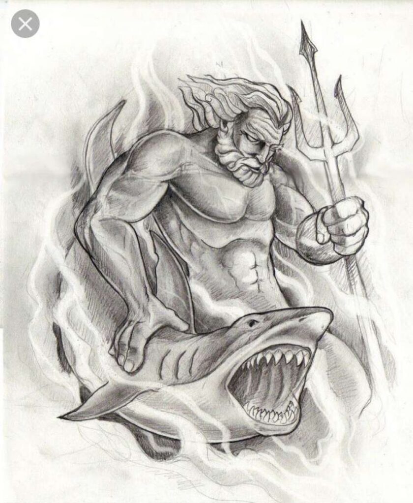 Poseidon Tattoo 115