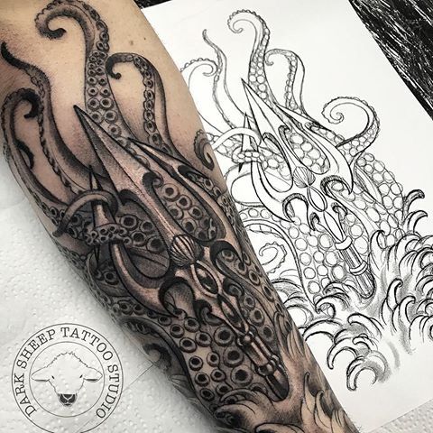 Poseidon Tattoo 119