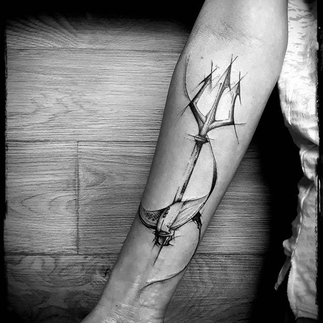 Poseidon Tattoo 160