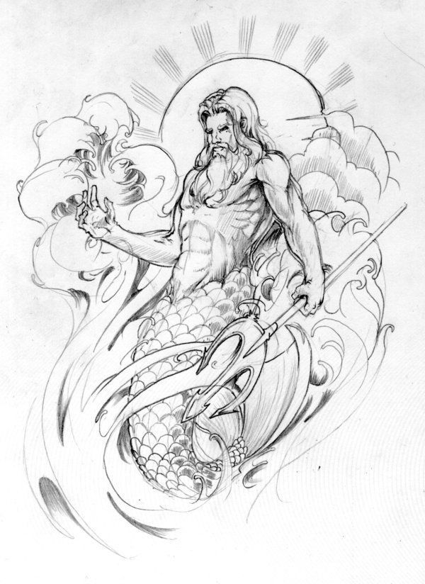 Poseidon Tattoo 50