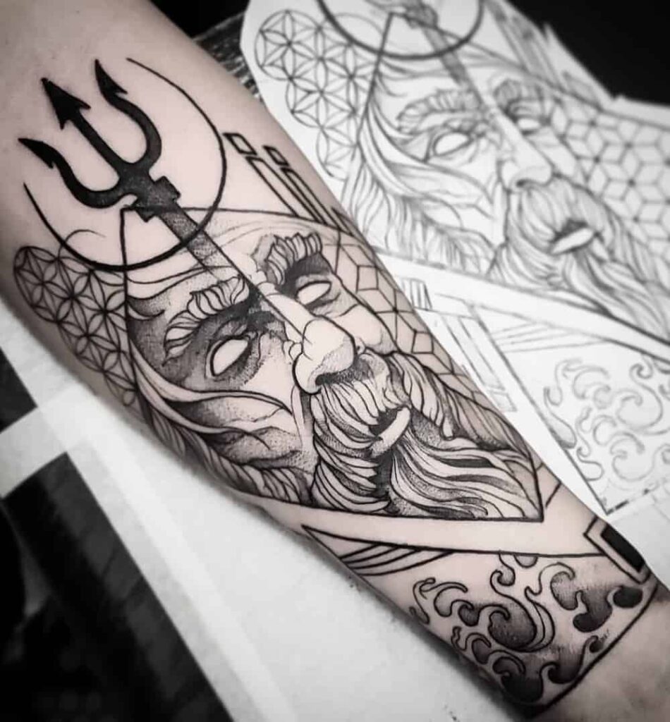 Poseidon Tattoo 60