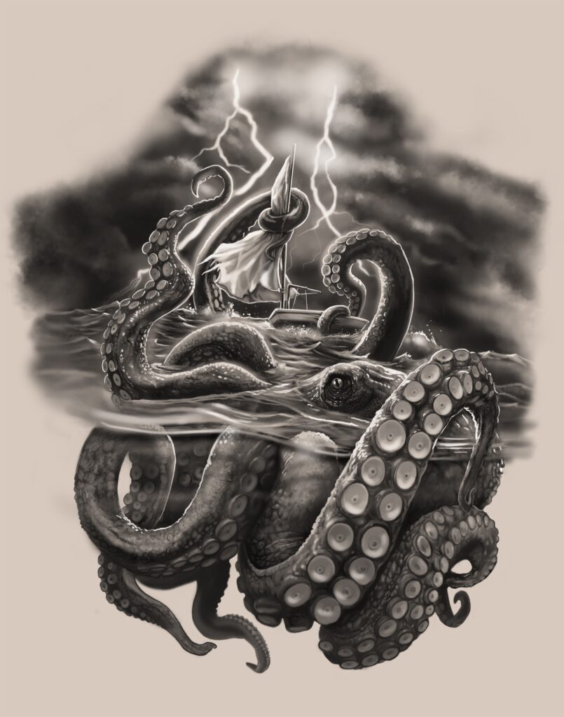 Poseidon Tattoo 69
