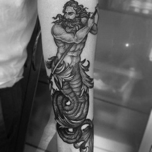 Poseidon Tattoo 90