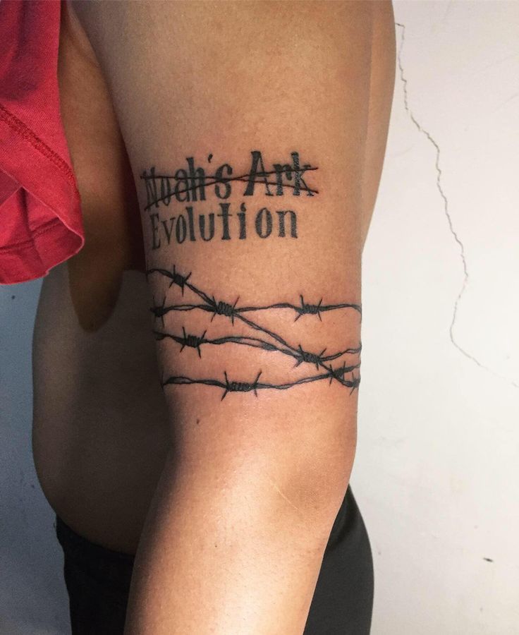 Are these thornsbarbed wire tattoos considered cringe  rshittytattoos