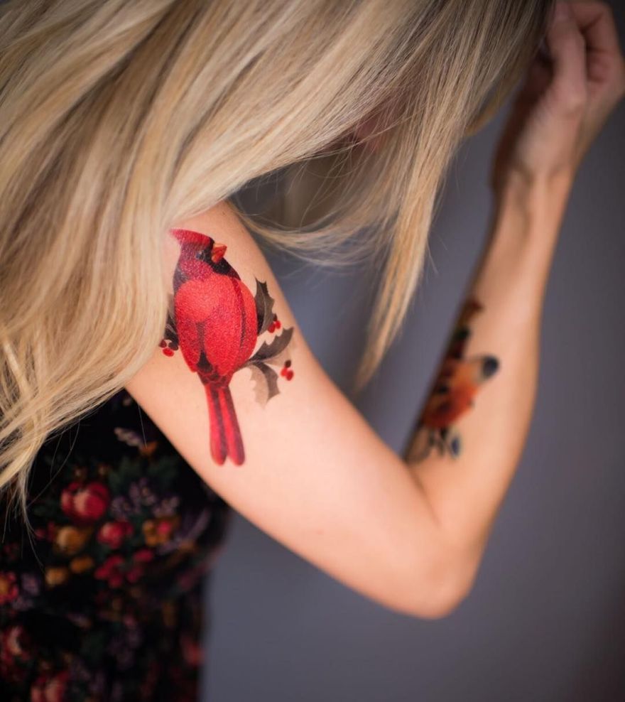 Cardinal Tattoo 116