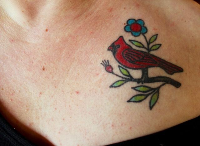 Cardinal Tattoo 122