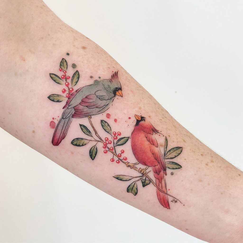 Cardinal Tattoo 129 1
