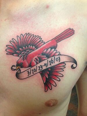 Cardinal Tattoo 150