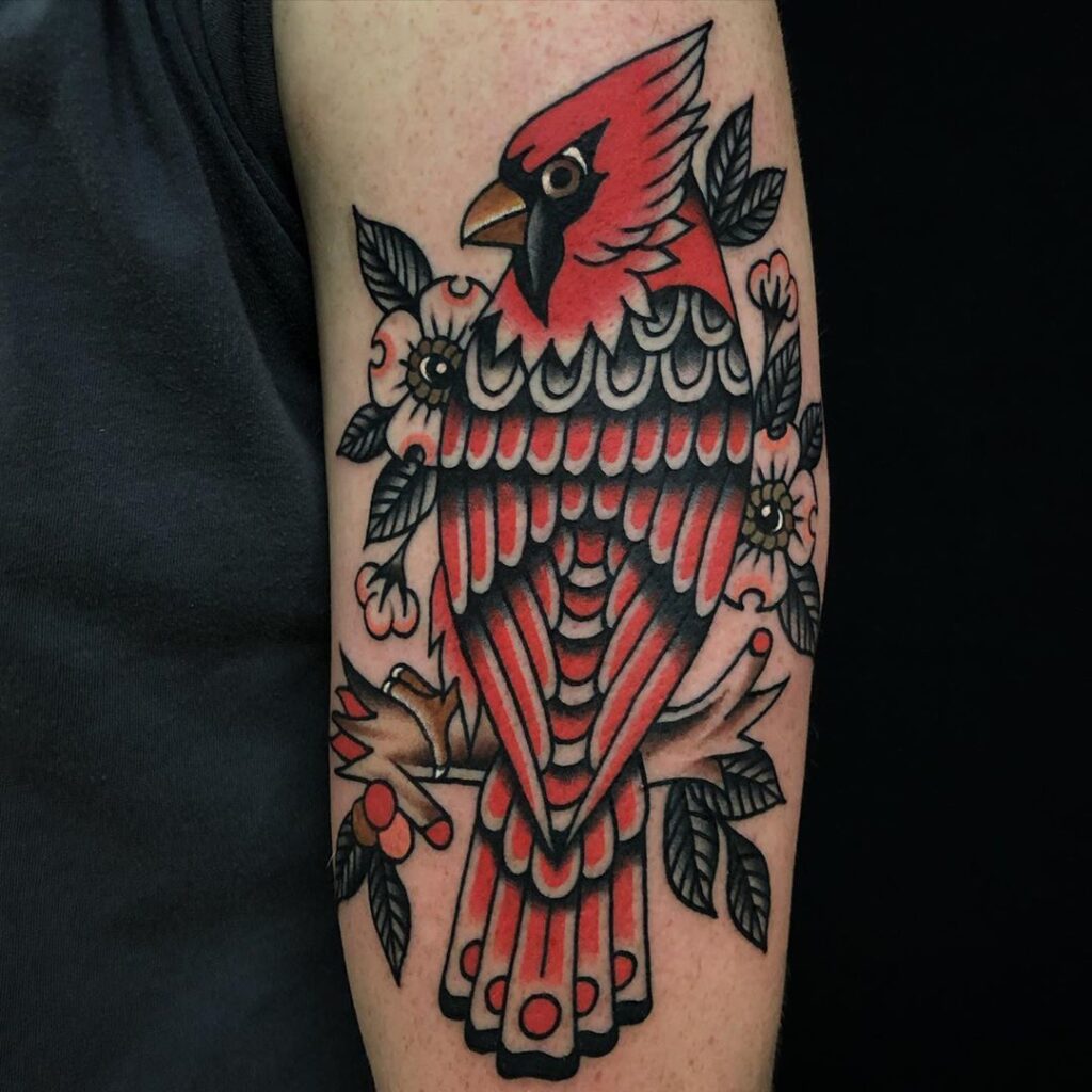 Cardinal Tattoo 24