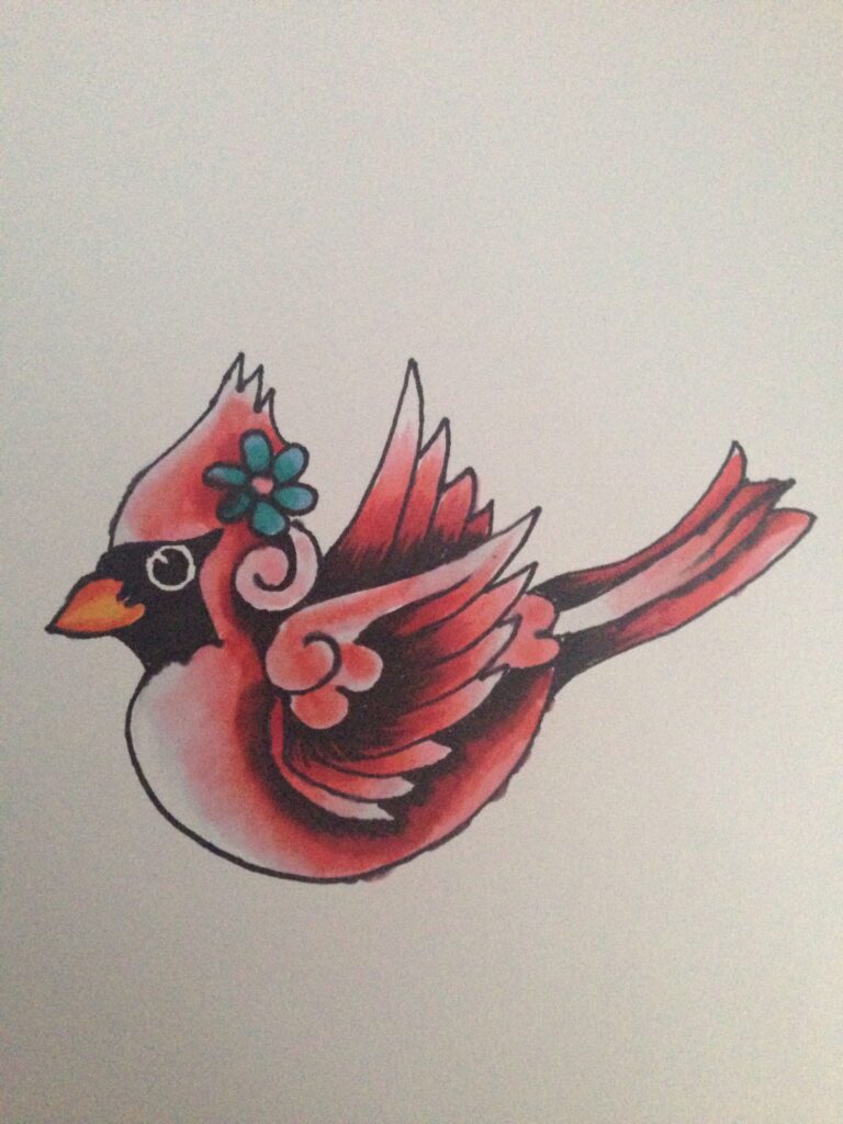 Cardinal Tattoo 39
