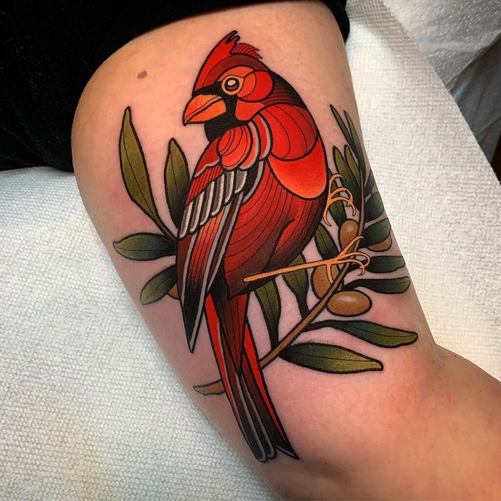 Cardinal Tattoo 74