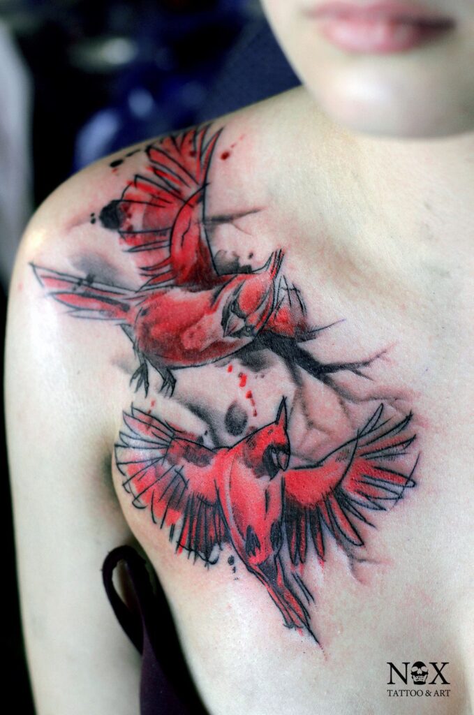 Cardinal Tattoo 85