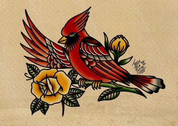 Cardinal Tattoo 92