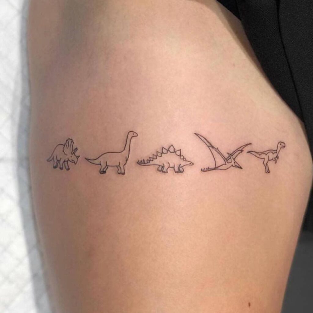 dinosaur tattoo