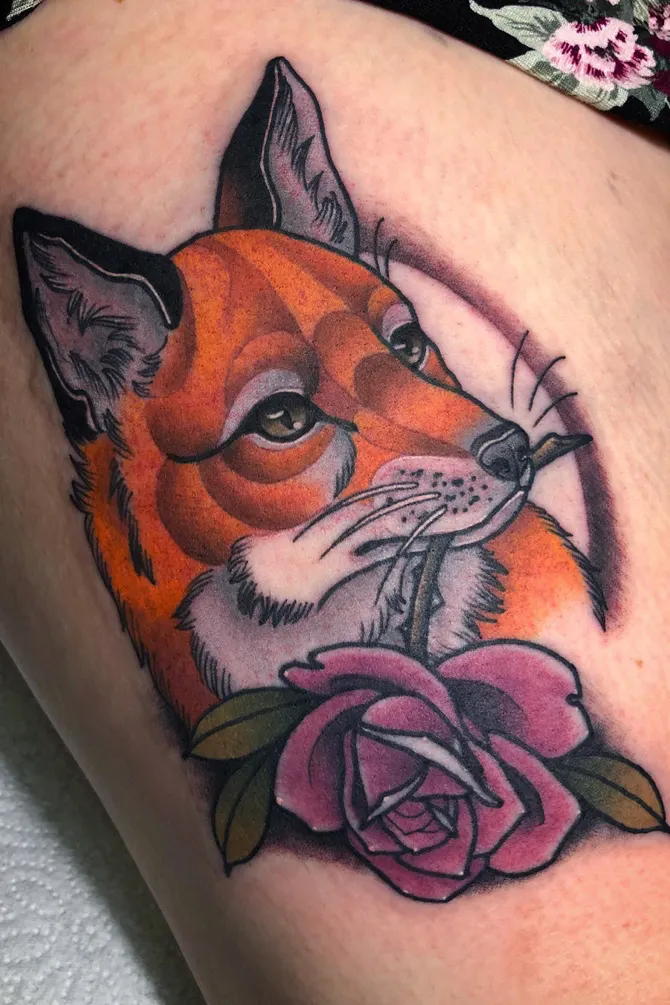 Fox Tattoo 6