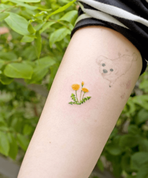 Dandelion Tattoo 10