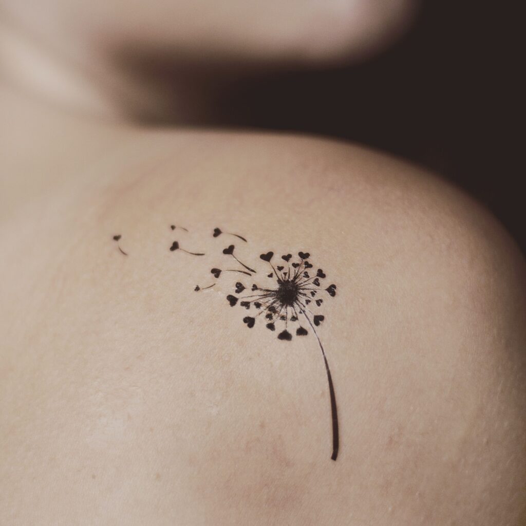 Dandelion Tattoo 100