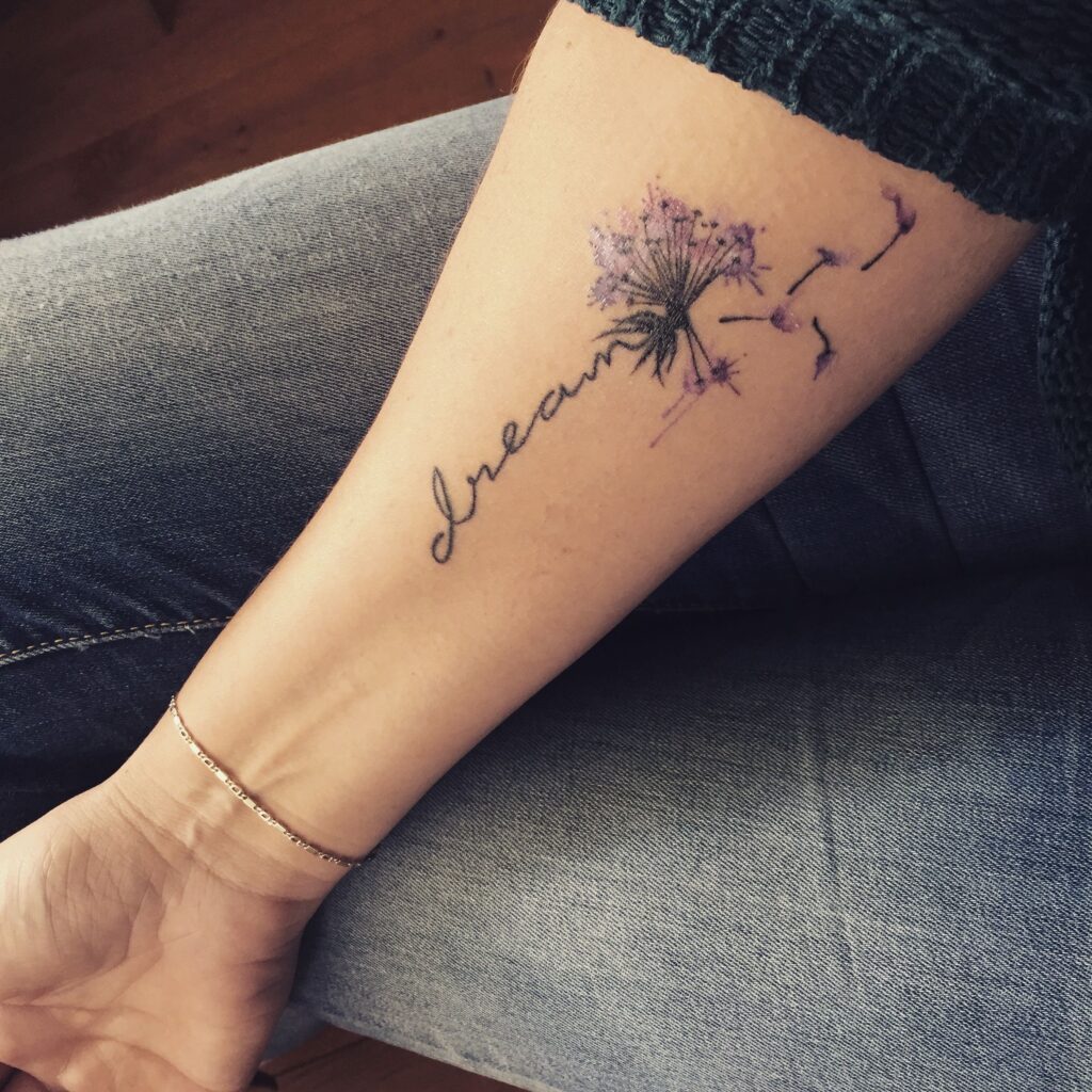 Dandelion Tattoo 11