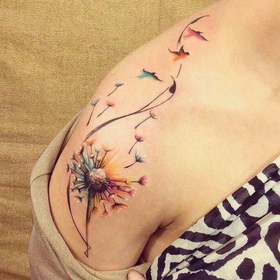 Dandelion Tattoo 125