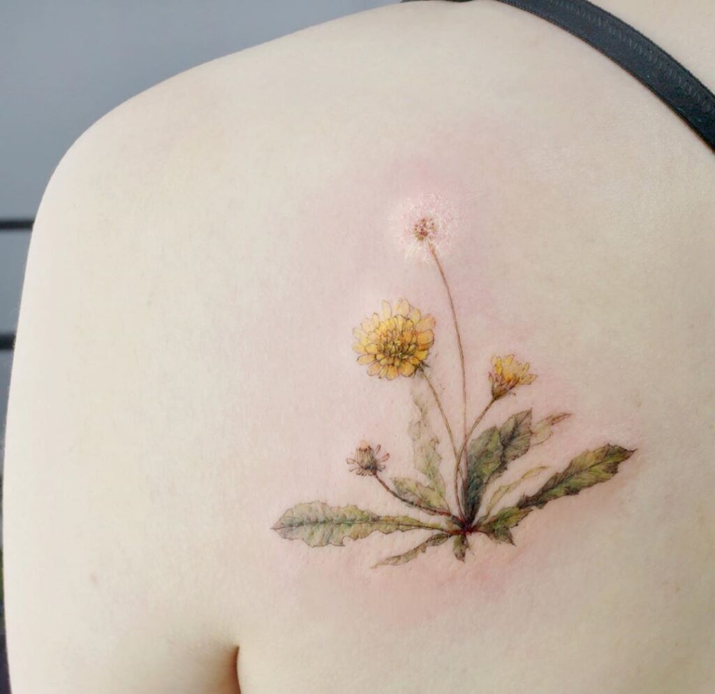 Dandelion Tattoo 142