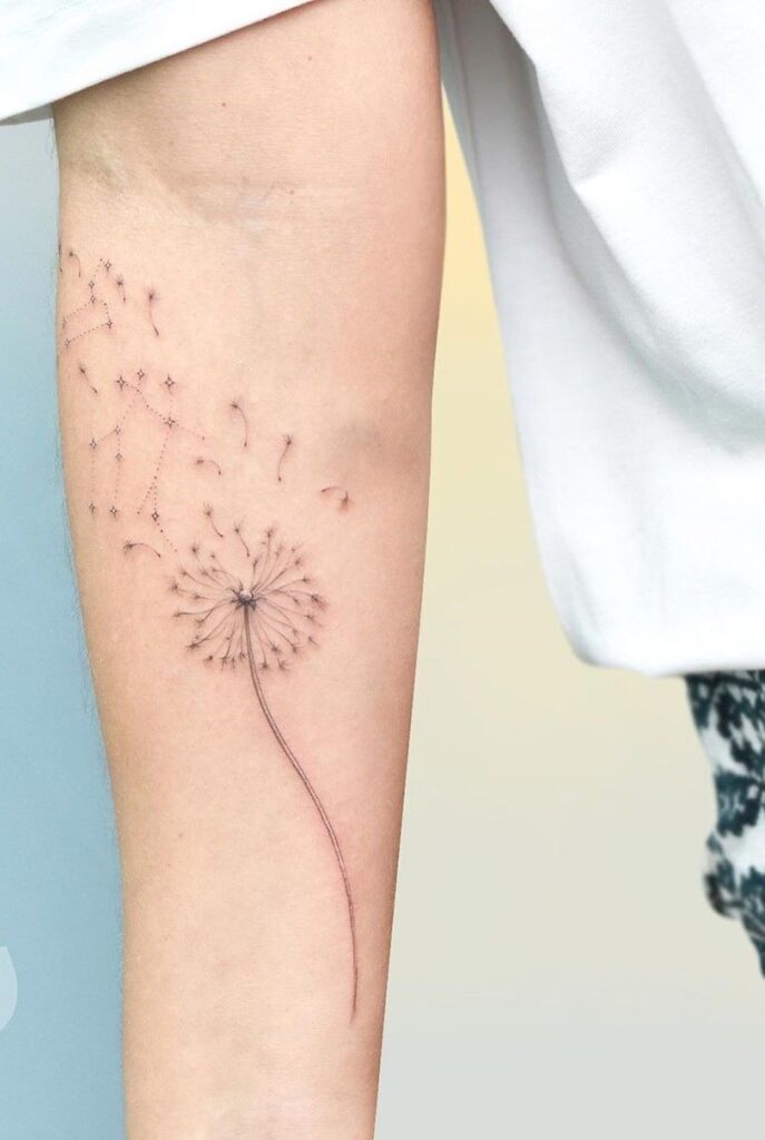 Dandelion Tattoo 157